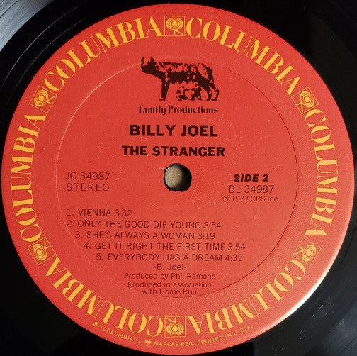 Billy Joel – The Stranger - Music Madness
