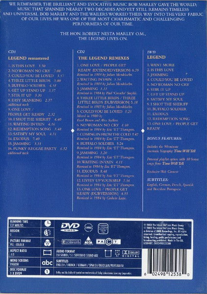 Bob Marley & The Wailers – Legend - The Best Of Bob Marley & The Wailers (Sound + Vision Deluxe) - Music Madness