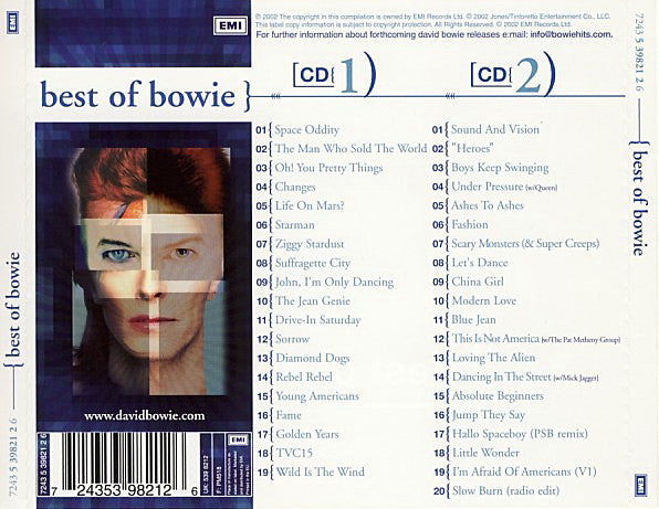 Bowie* – Best Of Bowie - Music Madness