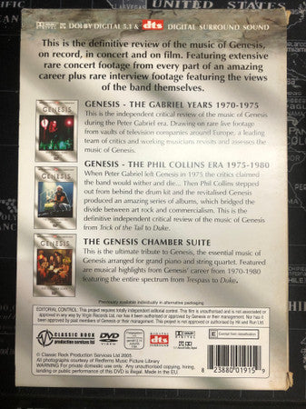 Genesis – Legends Of Rock - The Ultimate Review - Music Madness