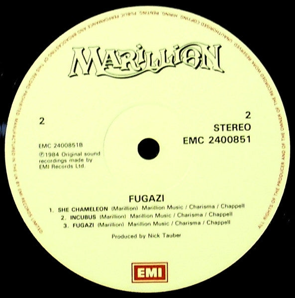 Marillion – Fugazi - Music Madness