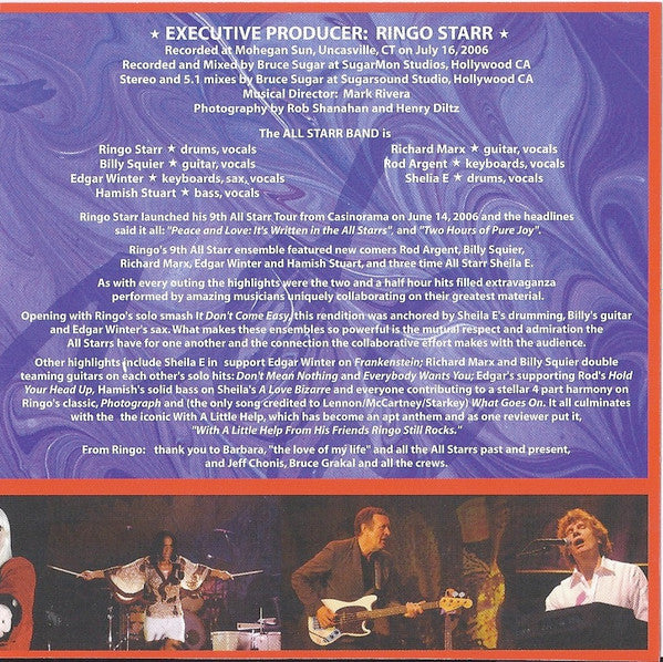 Ringo Starr And His All-Starr Band – Ringo Starr And His All Starr Band Live 2006 - Music Madness