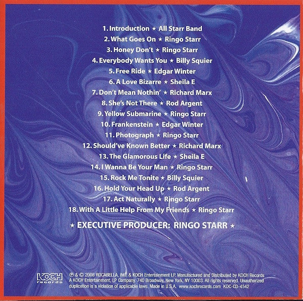 Ringo Starr And His All-Starr Band – Ringo Starr And His All Starr Band Live 2006 - Music Madness