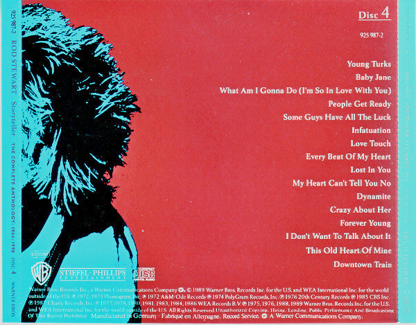 Rod Stewart – Storyteller - The Complete Anthology: 1964 - 1990 - Music Madness