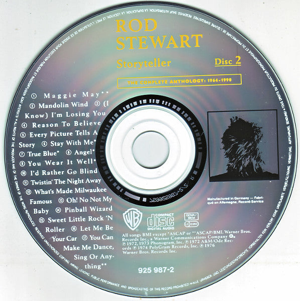 Rod Stewart – Storyteller - The Complete Anthology: 1964 - 1990 - Music Madness
