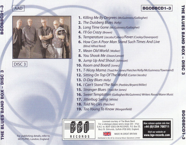 The Blues Band – The Blues Band Box - Music Madness