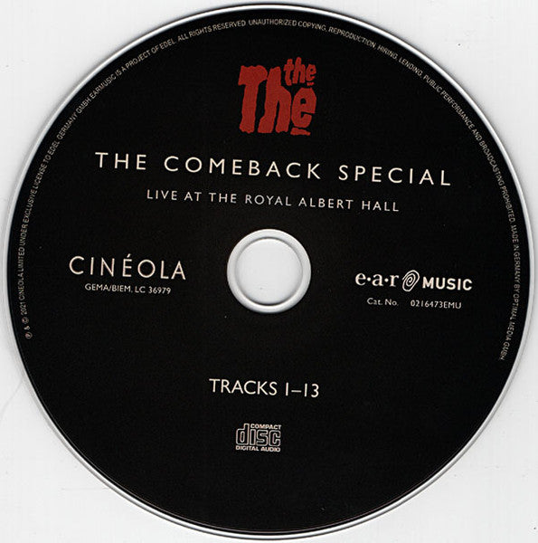 The The – The Comeback Special (Live At The Royal Albert Hall) - Music Madness