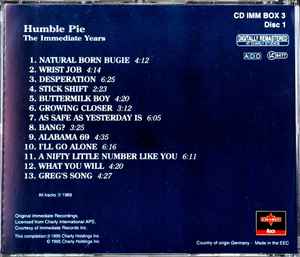 Humble Pie ‎– The Immediate Years - Music Madness 