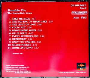 Humble Pie ‎– The Immediate Years - Music Madness 