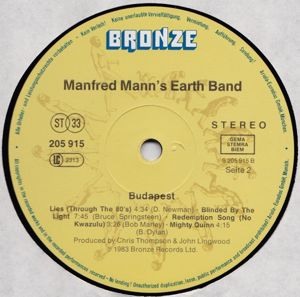 Manfred Mann's Earth Band – Budapest (Live) - Music Madness 