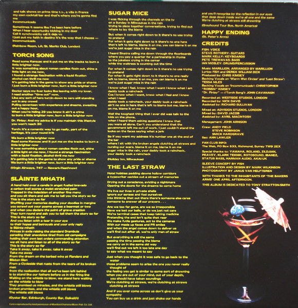 Marillion – Clutching At Straws - Music Madness 