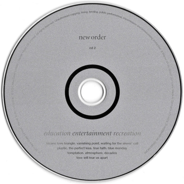 New Order – Education Entertainment Recreation - Music Madness 