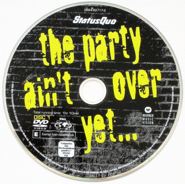 The Party Ain't Over Yet... 40 Years Of Status Quo - Music Madness 