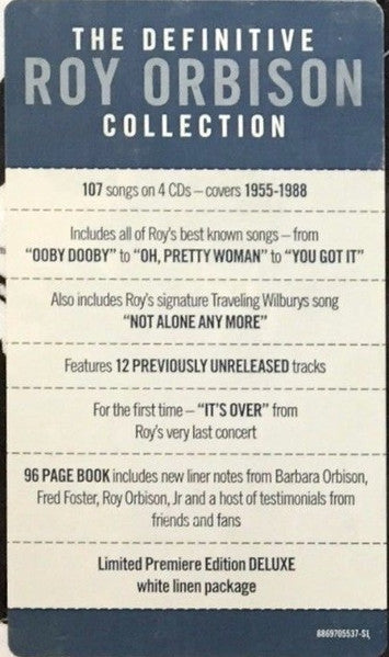 Roy Orbison – The Soul Of Rock And Roll - Music Madness 