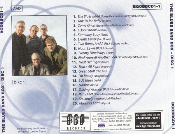 The Blues Band ‎– The Blues Band Box - Music Madness 