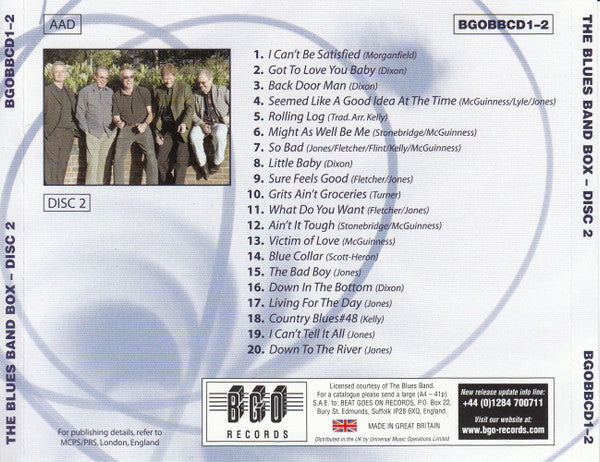 The Blues Band ‎– The Blues Band Box - Music Madness 