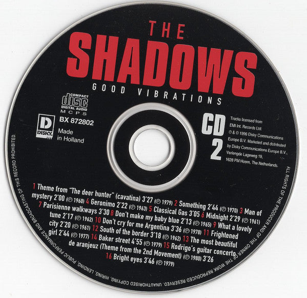 The Shadows ‎– Good Vibrations - Music Madness 